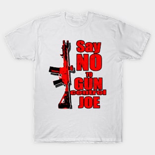 2024 Election Red Say No To Gun Control Joe T-Shirt